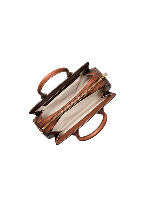 Borsa a mano Laila piccola in pelle martellata cuoio Michael Kors | 30S5G9IS1L230